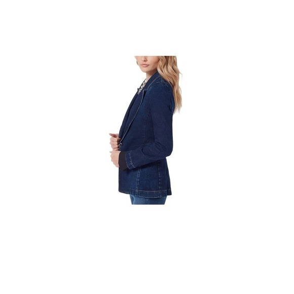 Sam Edelman Margot Single Breasted Extended Jean Jacket Size Small - Picture 2 of 9
